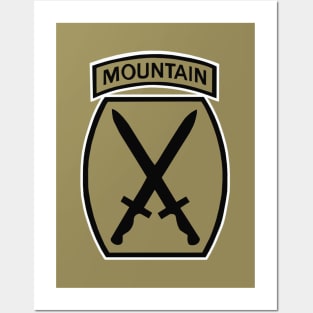 Mountain Division Brown Posters and Art